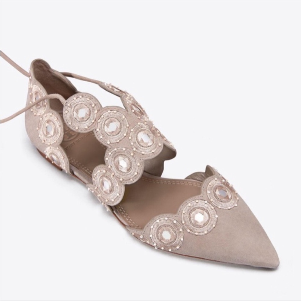 Tory Burch Yasmin D'orsay Strappy‎ Pointy Toe flats